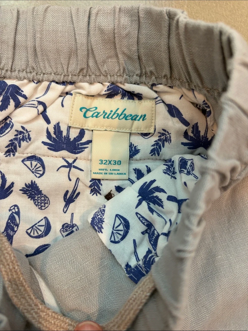 Caribbean Men's Chinos — Light Gray